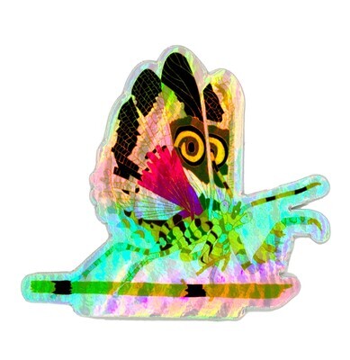 Flower Mantis, holographic sticker BOGJ225