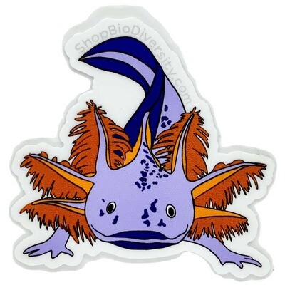 Lavendar Axolotl, sticker BOGJ219