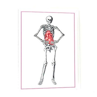 Skeleton with Heart, card DHOJ029