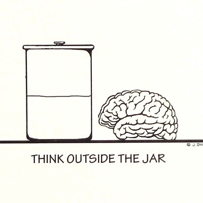 Think Outside the Jar, card DHOJ006