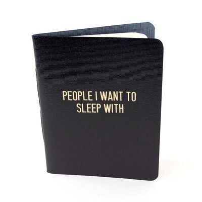People I Want to Sleep With, blank book COLD847