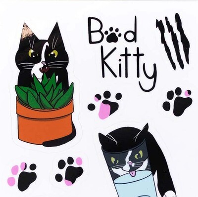 Bad Kitty, sticker sheet SLAR01