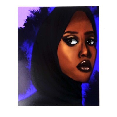 Dark Purple, print HANJ03