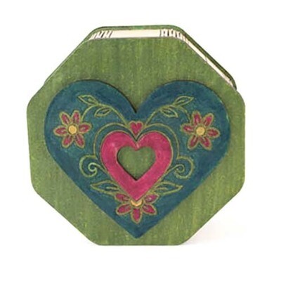 Heart, octagonal box HARC410
