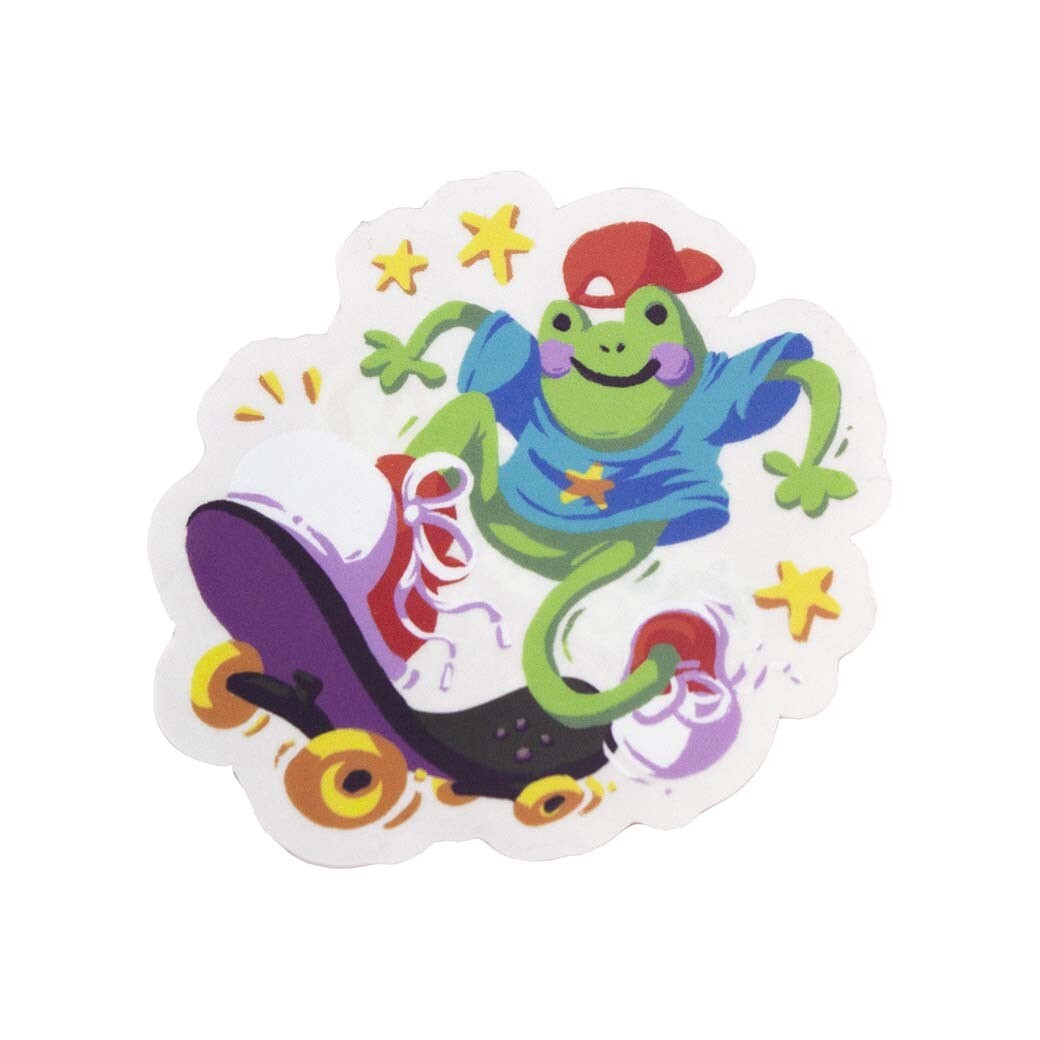 Cool Frog, vinyl sticker EPPC09