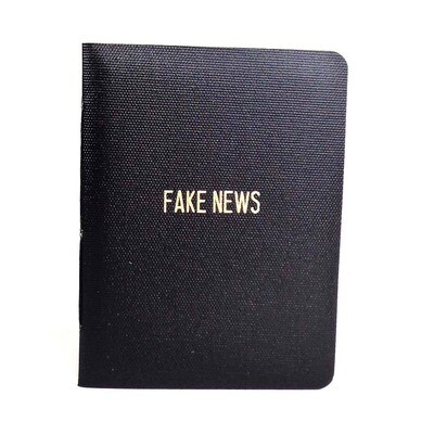 Fake News, blank book COLD764