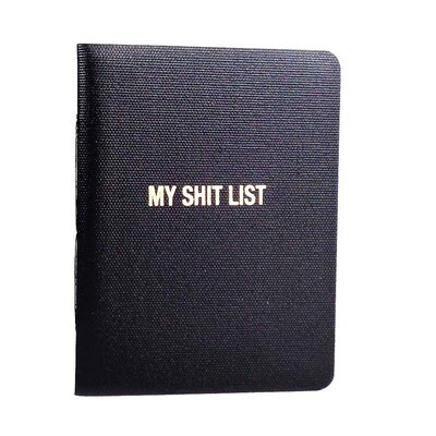 My Shit List, blank book COLD723