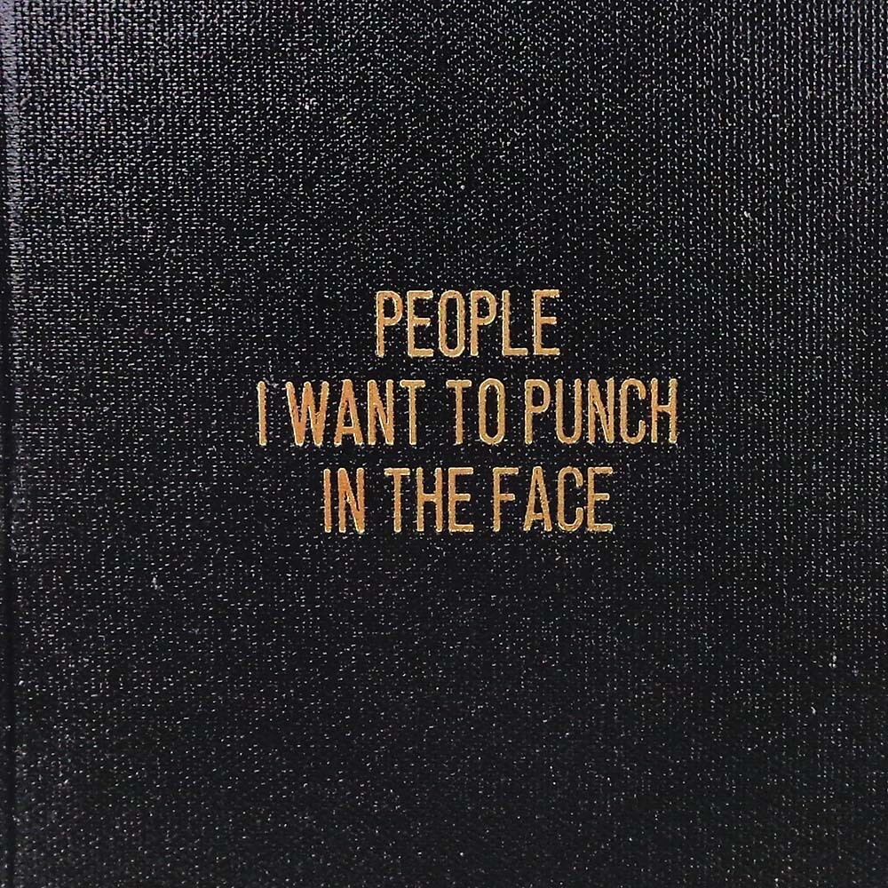People I Want to Punch, lined book COLD854