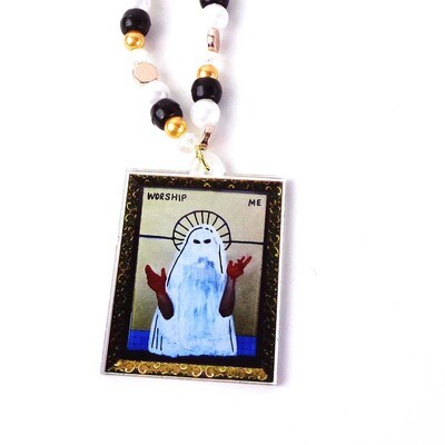 Worship Me, bead necklace LAPR259