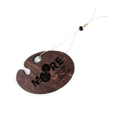 Moore Palette Ornament, wood
