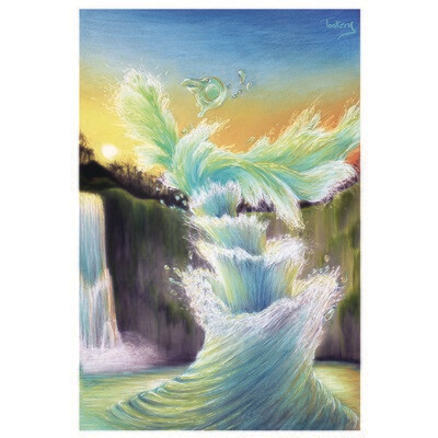 Water Phoenix, print TONK021