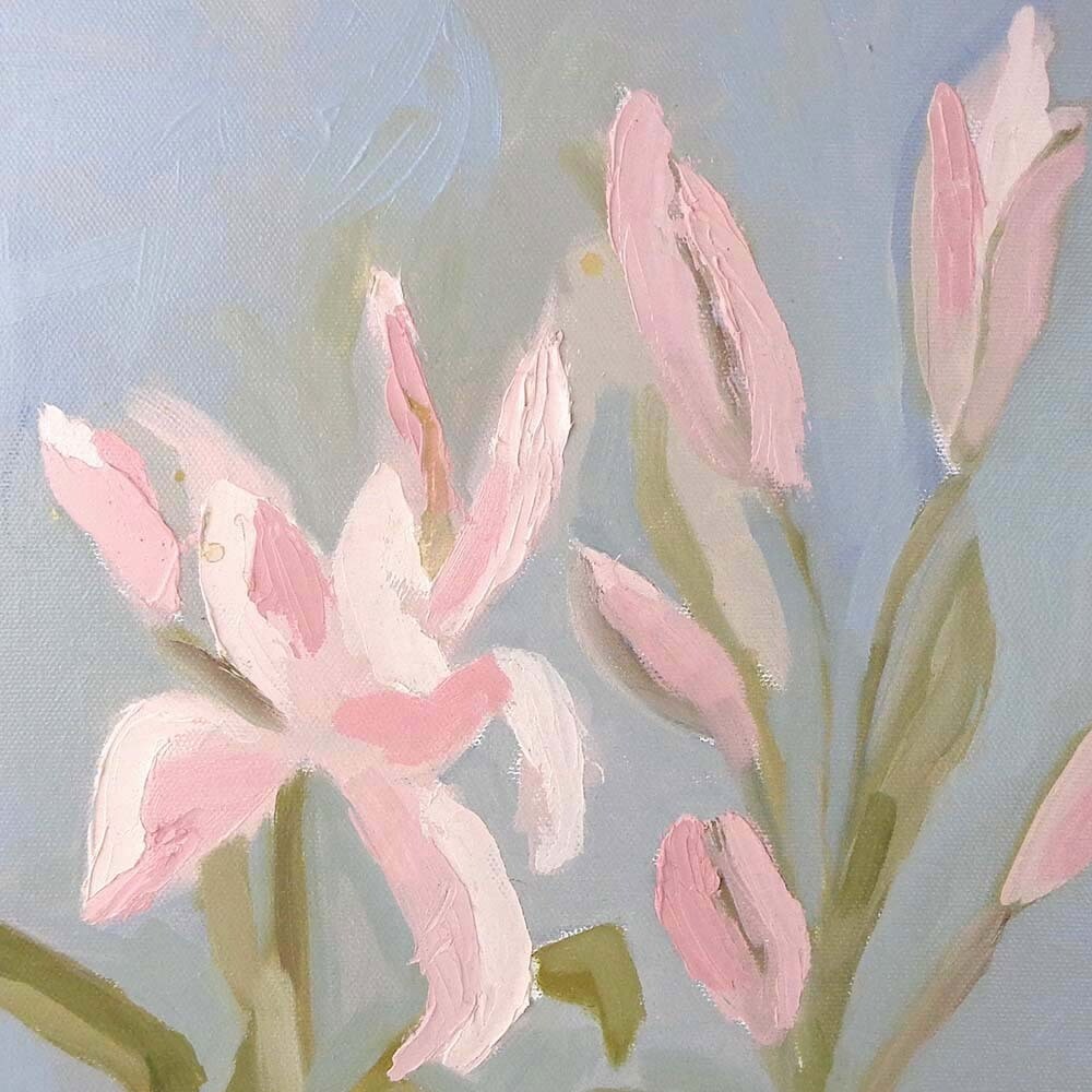 Lilies, oil on canvas ROHG001