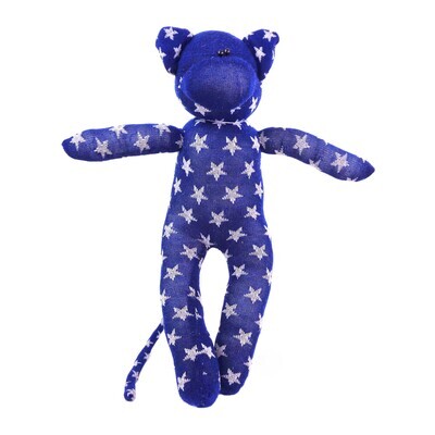 Stars with Blue, sock monkey GOLE115