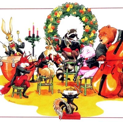 Animal Orchestra, holiday card ACHP126