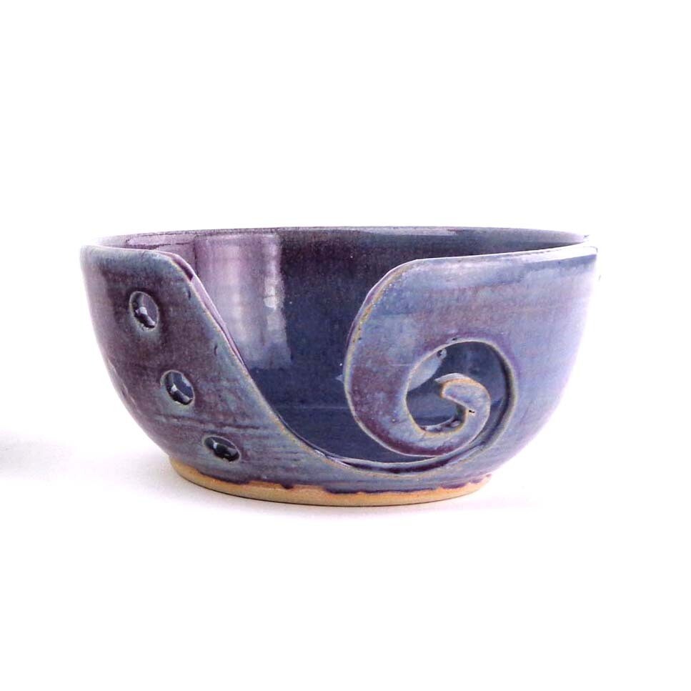 Yarn Bowl Purple, ceramic BICE193