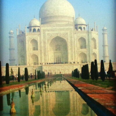 Taj Mahal Reflection, framed photo MILJ27