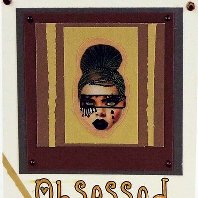 Obsessed Collage/Brown, card AROS034