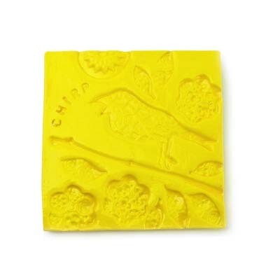 Bird Tile - Vivid Yellow #1, ceramic BURR168