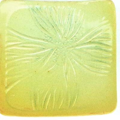 Mini Plate - Yellow Flower, ceramic BURR165