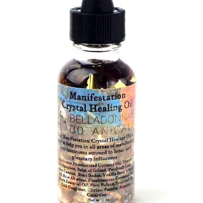 Manifestation, crystal healing oil VATJ142