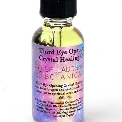 Third Eye Opening, crystal healing oil VATJ150
