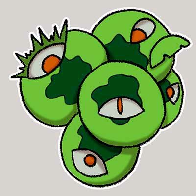 Glow-in-the-Dark, sticker BAKS002