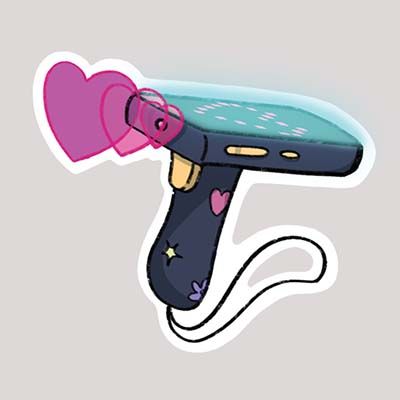 Scanner Heart, keychain BAKS007