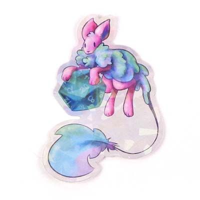 Dice Creature, sticker MERA002