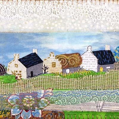 Antrim Coast, art quilt HIRC261