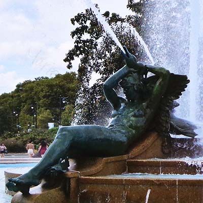 Water Angel, photo print HINE03