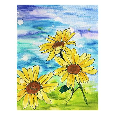 Fields of Gold, unframed painting SHEC022