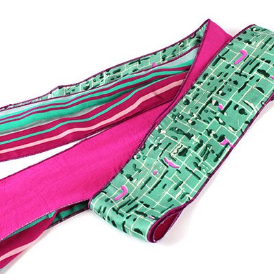 Mint Rose, silk tubular scarf (HCYS-226) LOHH1886