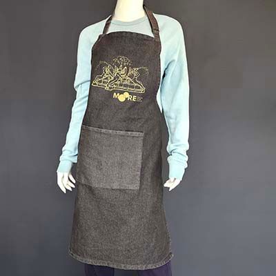 Black Apron, denim