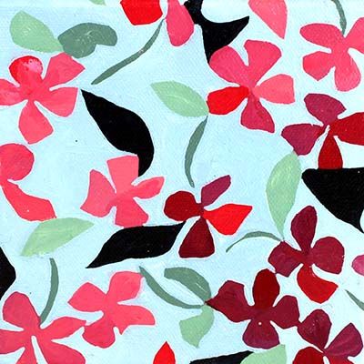 Flower Study, oil on canvas ROHG012