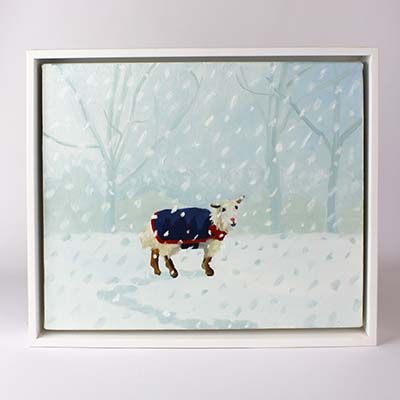 New Blue Jacket, oil on canvas KERJ020