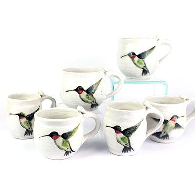 Hummingbird, ceramic mug CHAE41