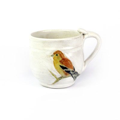 American Goldfinch, ceramic mug CHAE40