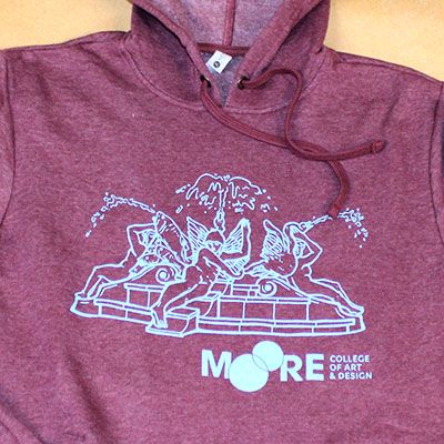 Fountain Hoodie: Maroon