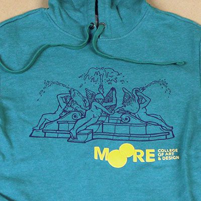 Fountain Hoodie: Teal