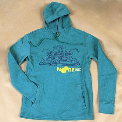 Fountain Hoodie: Teal