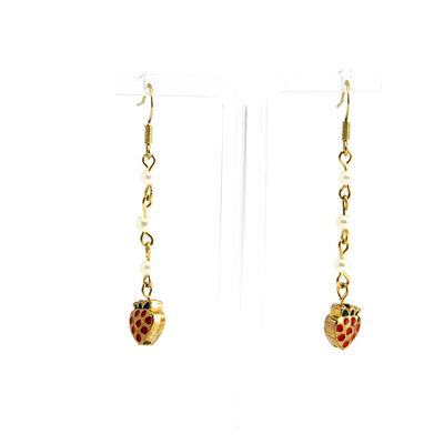 Strawberries, earrings RILM069