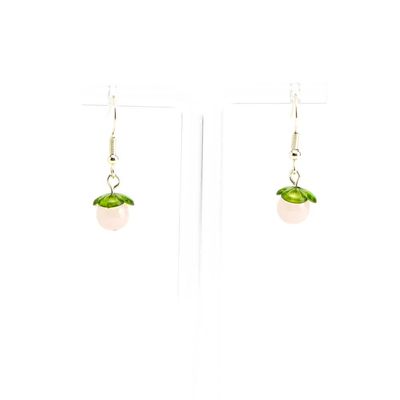 Rose Quartz Berry, earrings RILM099