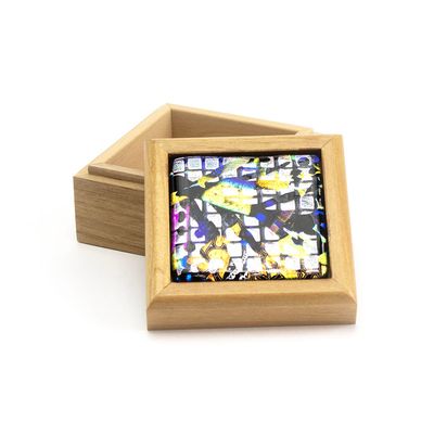Dichroic Lid Box, wood VINK878