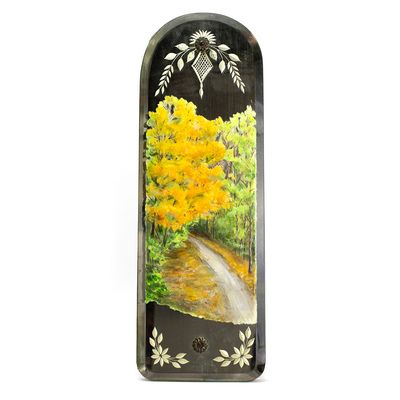 Autumn Stroll, mirror painting BARJ165