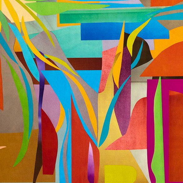 Tropical Cascade, limited edition print FERX056
