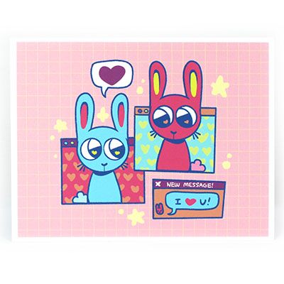 Luv Bunnies, card EPPC23