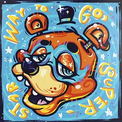 FNAF Freddy Fazbear, print EPPC31