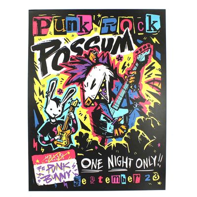 Punk Rock Possum, print EPPC26