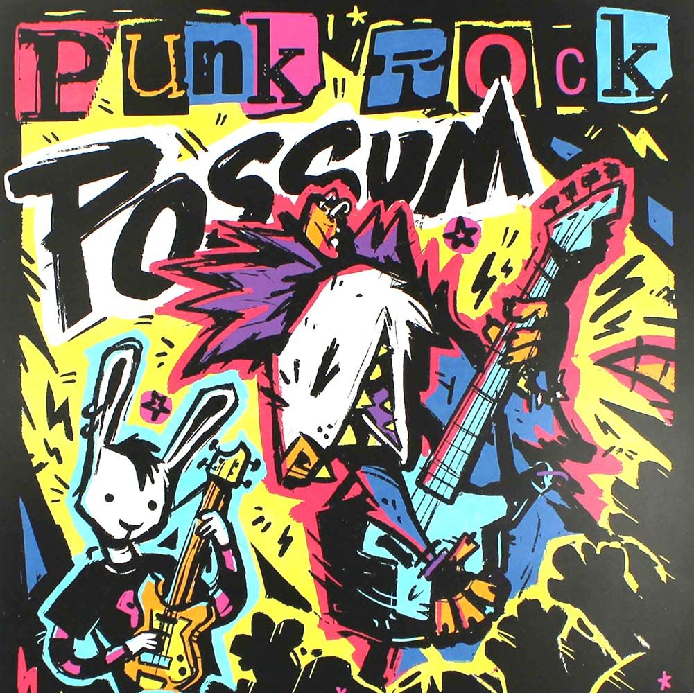 Punk Rock Possum, print EPPC26