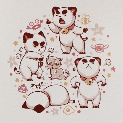 Puppycat, print EPPC34